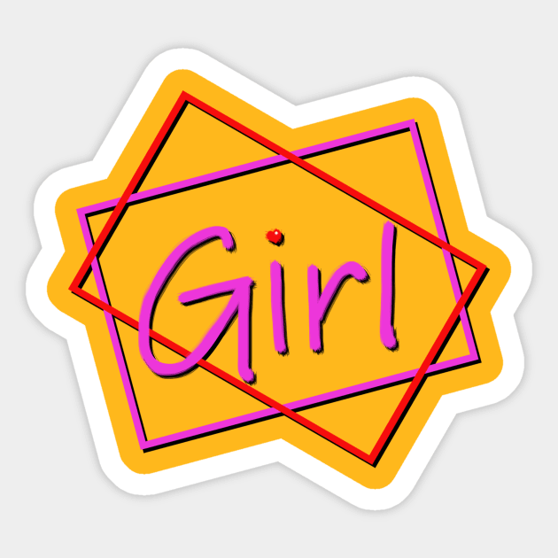 Girl #3 Sticker by SiSuSiSu